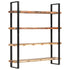 Rustika Rowe -  4-Tier Bookcase 160x40x180 cm Solid Reclaimed Wood